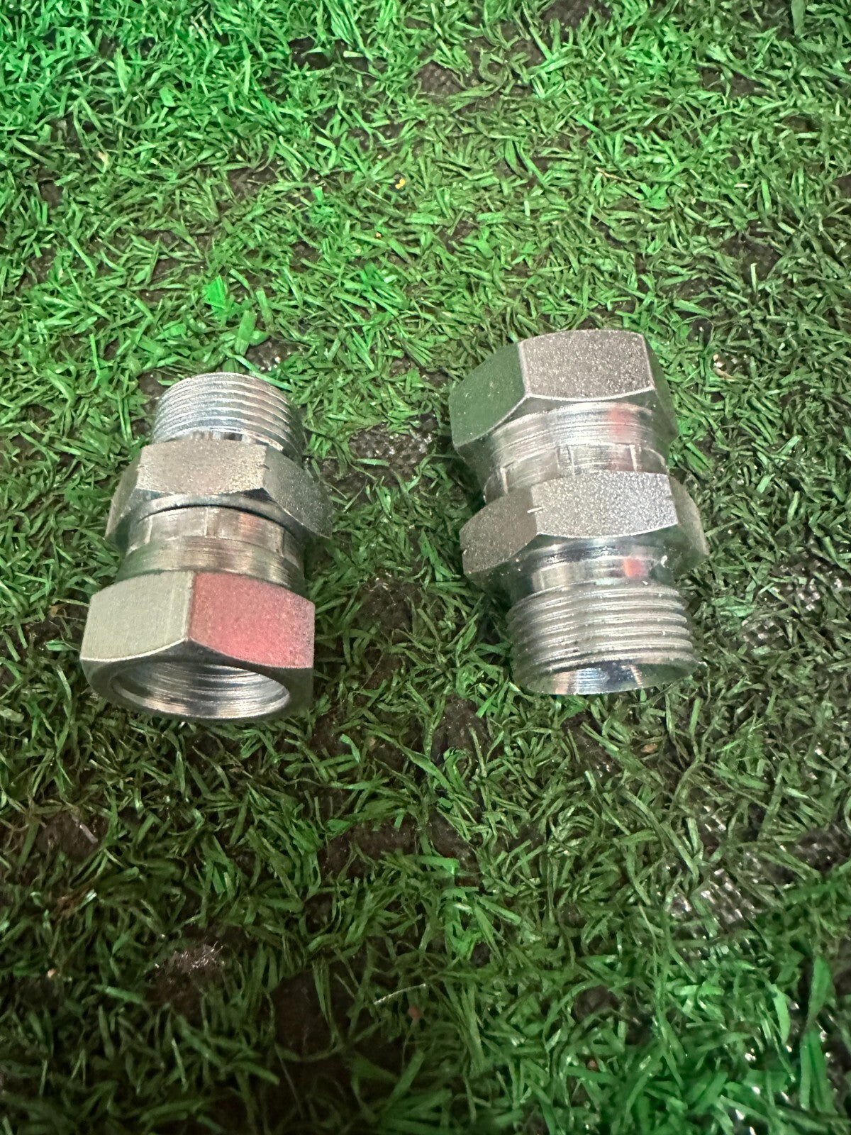 1/2 Bsp female x 22mm male hydraulic adapter pack of 2