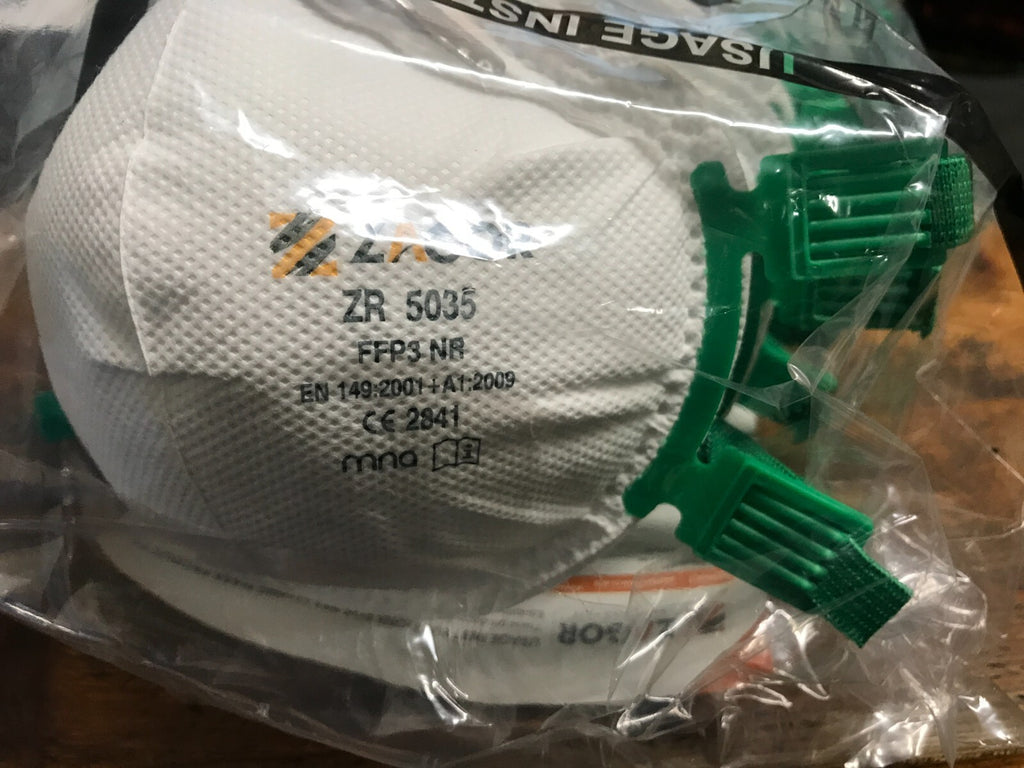 Dust Mask FFP3 Zagor 5035 FFP3 NR pack of 20 masks
