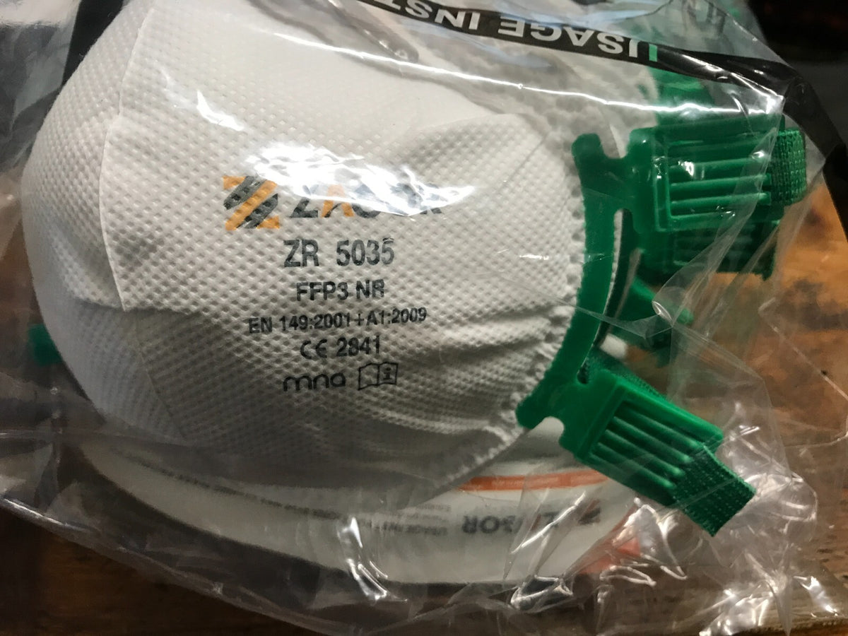 Dust Mask FFP3 Zagor 5035 FFP3 NR pack of 20 masks
