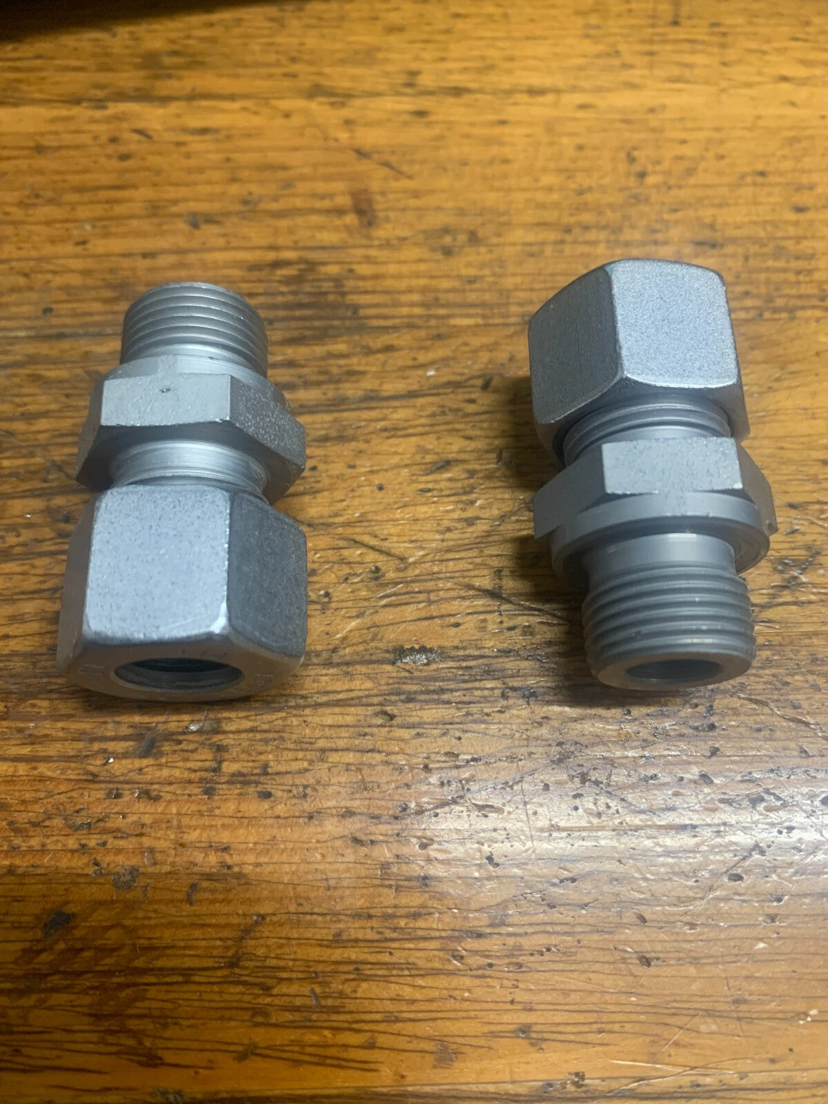 3/8 bsp x 12L M18 metric Cutting ring Compression Adaper Voss pack of 2