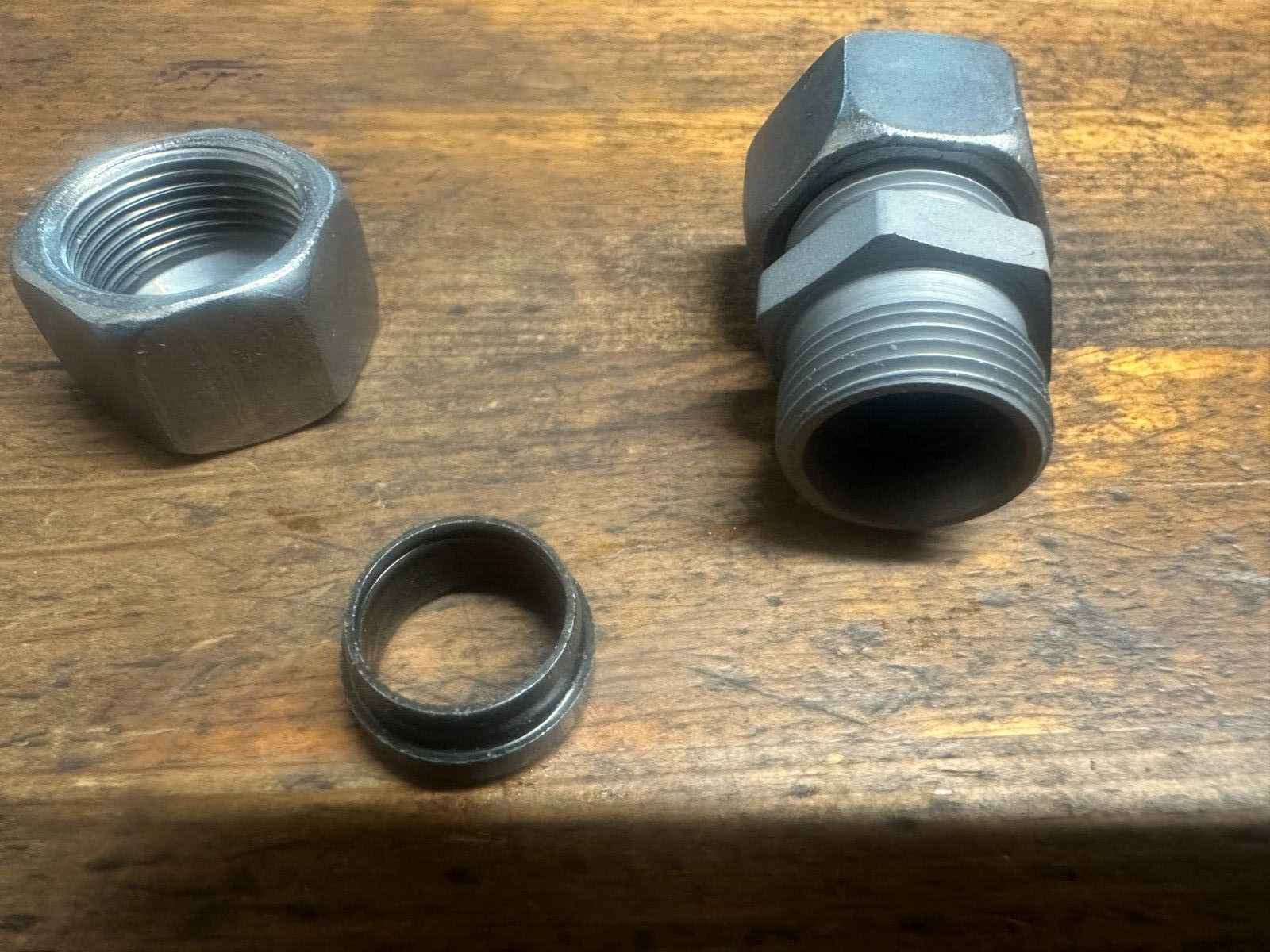 18mm 12L straight joiner Cutting ring Compression Adapter Voss pack of 2