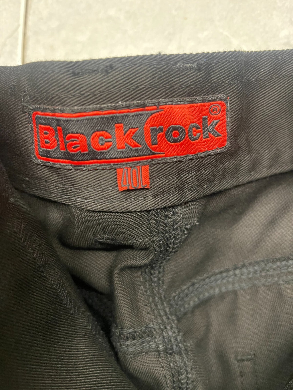 Blackrock Grampian Teflon Professional Work Trousers Black size 40L Waist
