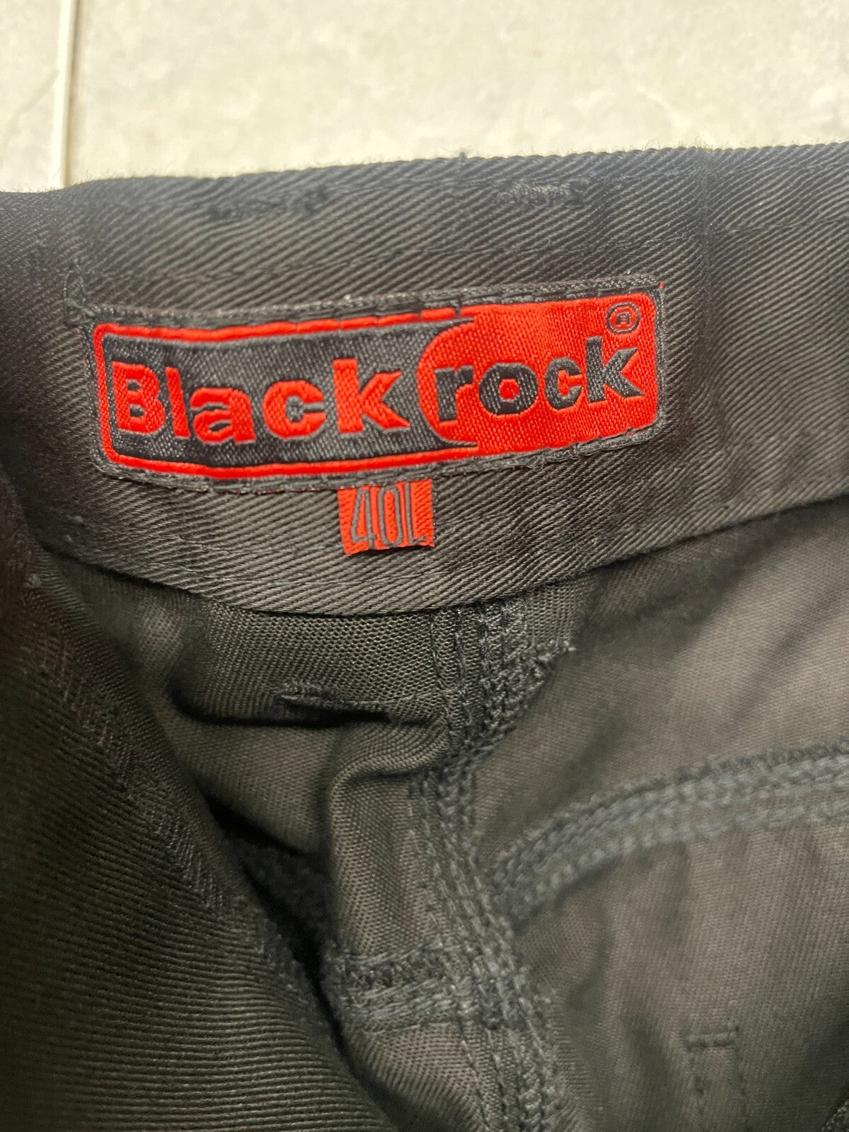 Blackrock Grampian Teflon Professional Work Trousers Black size 40L Waist