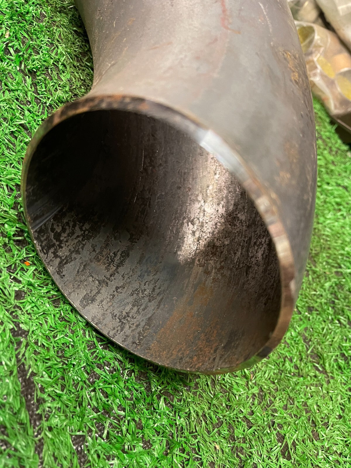 4" steel weld on 90 degrees elbow pipe joiner 114mm od 106mm id