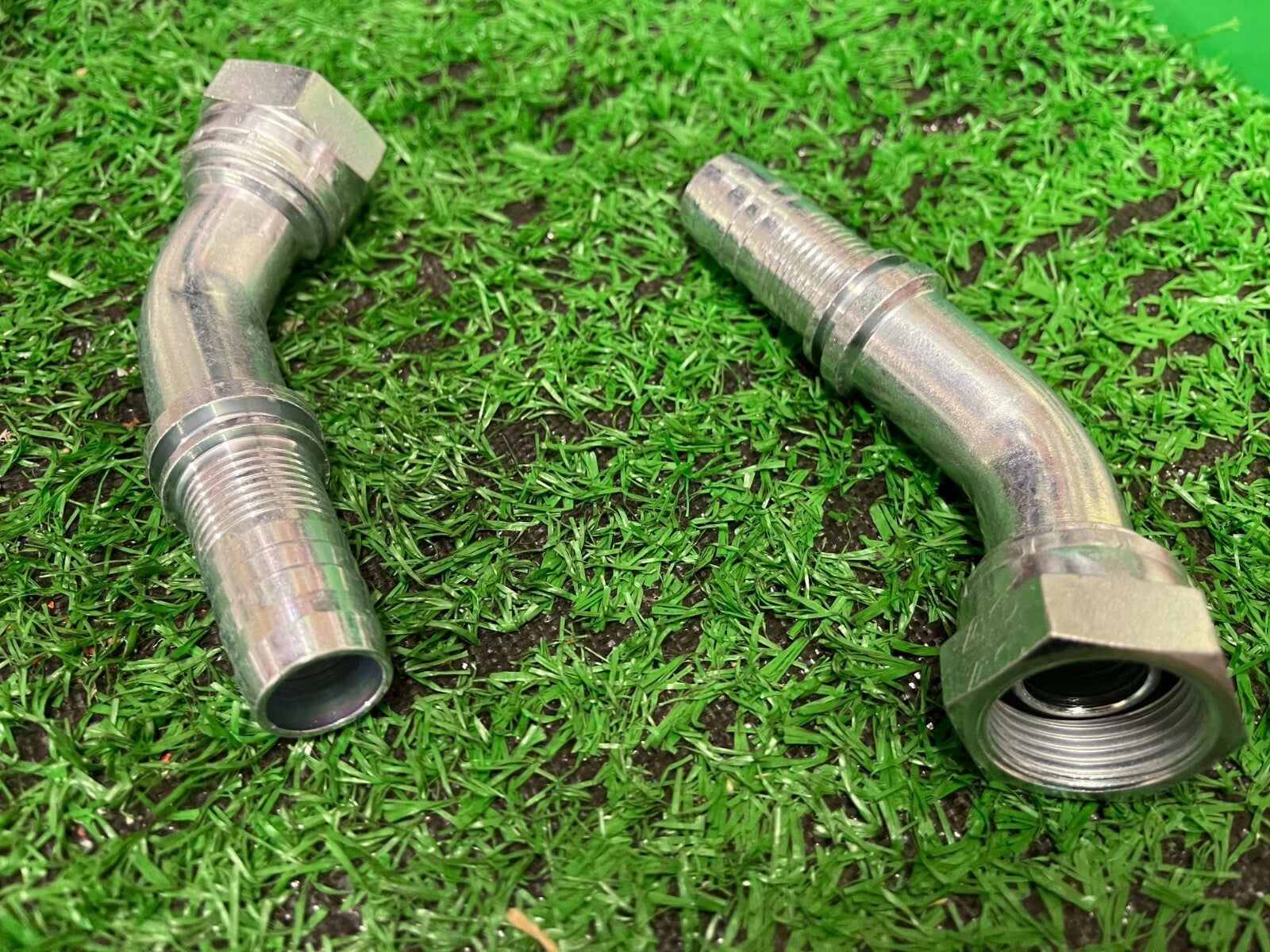 3/4 Hydraulic Hose Insert 3/4 bsp female 45 degree pack of 2