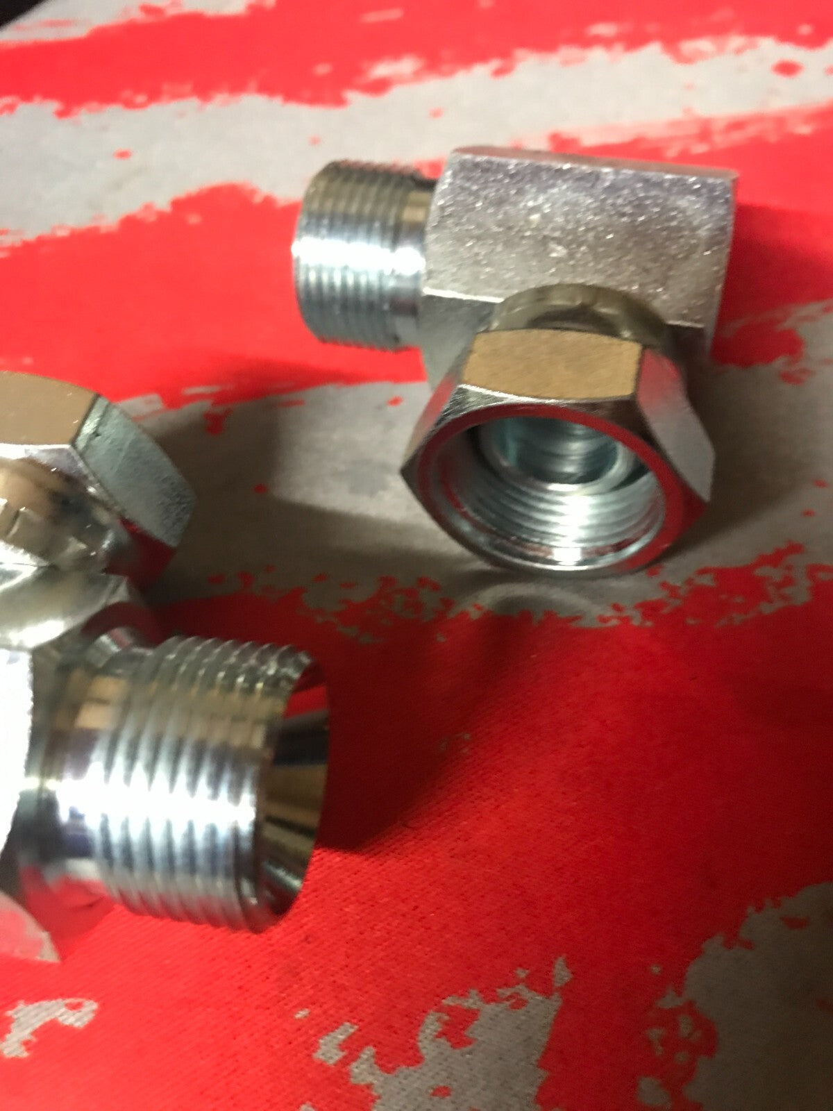 3/4 BSP male / female 90 degree hydraulic adapter pack of 2