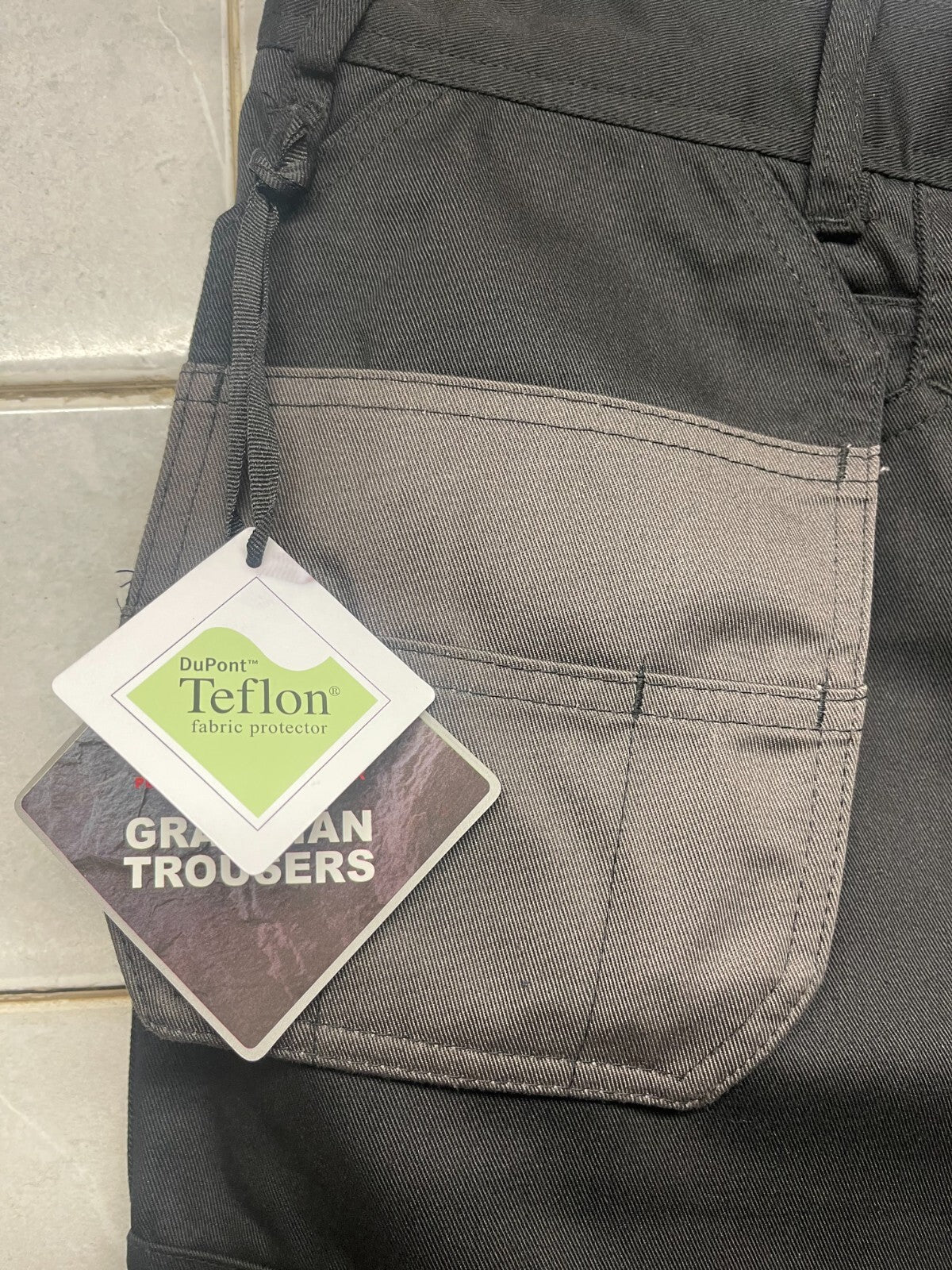 Blackrock Grampian Teflon Professional Work Trousers Black size 40L Waist