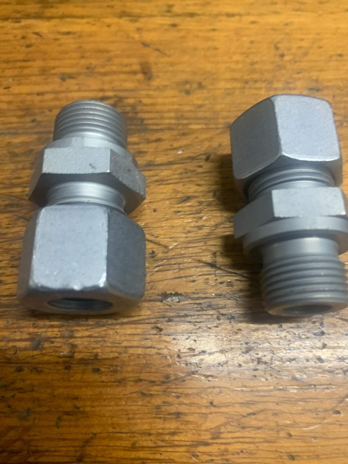 3/8 bsp x 12L M18 metric Cutting ring Compression Adaper Voss pack of 2