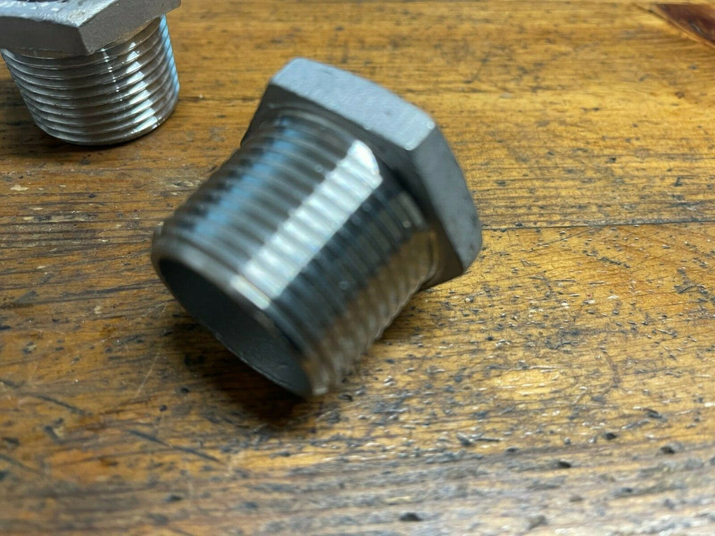 1 inch bsp - 3/4 bsp Reducing Bush Adapter 316 Stainless Steel pack of 4
