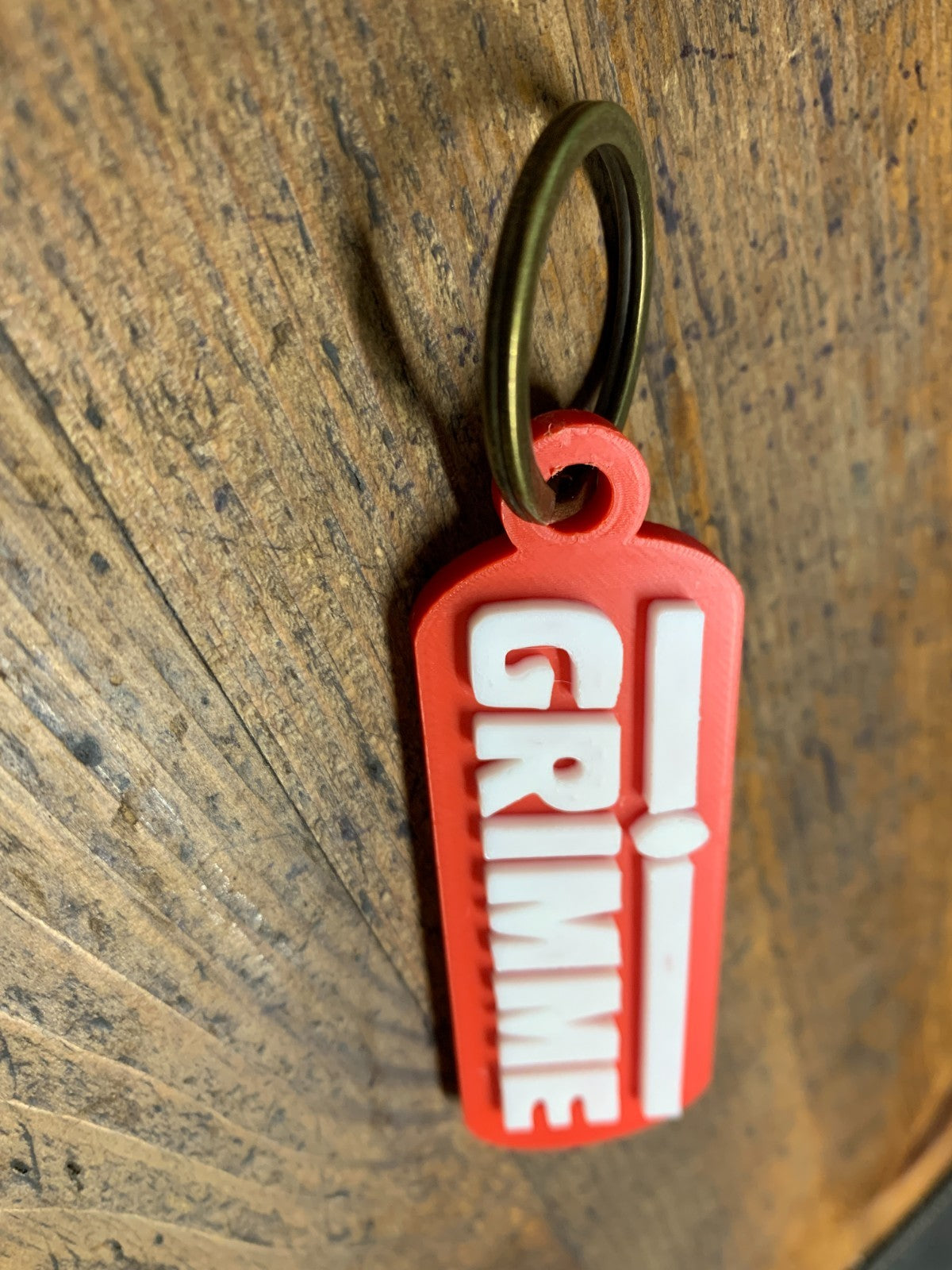 Grimme Key Ring With Logo Plastic 70mm x 26mm x 7mm