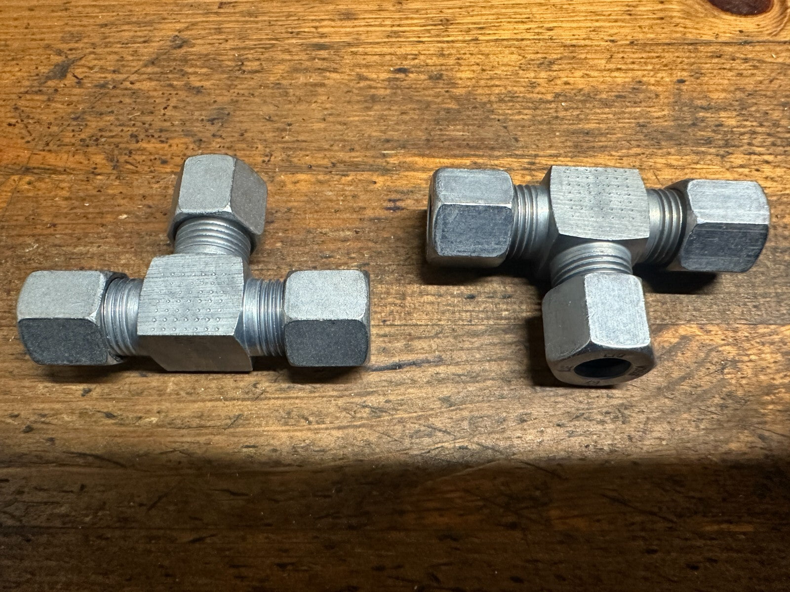 16mm 10L equal T piece Cutting ring Compression Adapter Voss pack of 2