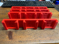 Milwaukee M18 Battery Holder for 3 Battery Wall Mount Storage pack of 4