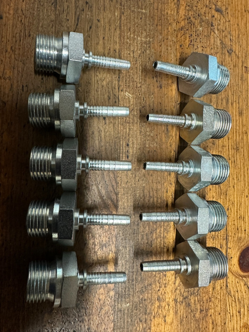 1/4 hydraulic hose insert 1/2 BSP male pack of 10