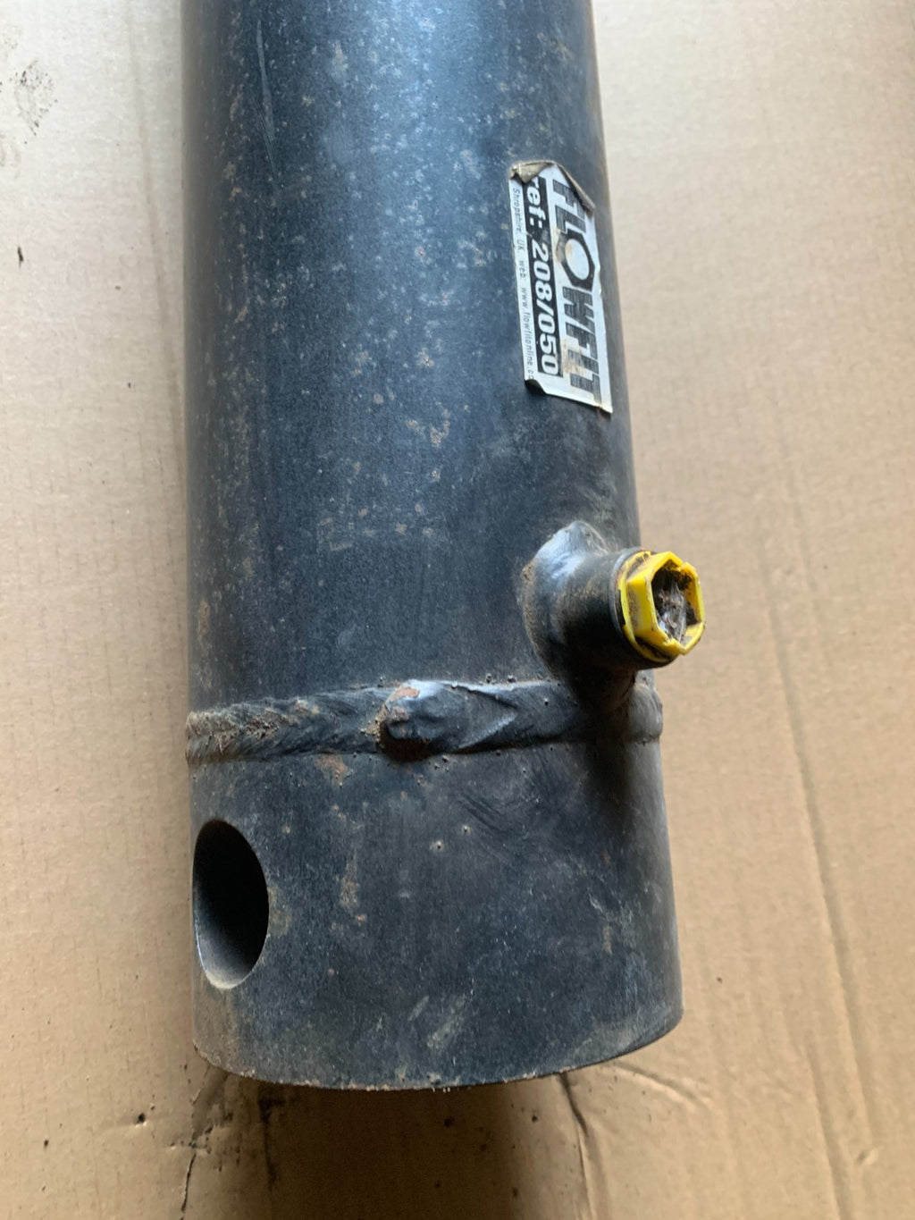 Double Acting Hydraulic Ram Cylinder 120mm bore 70mm rod 765mm closed rated 60t