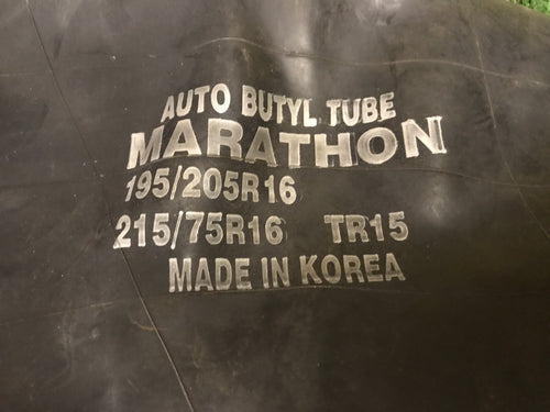 195/205 R16 215/75 R16 innertube straight valve