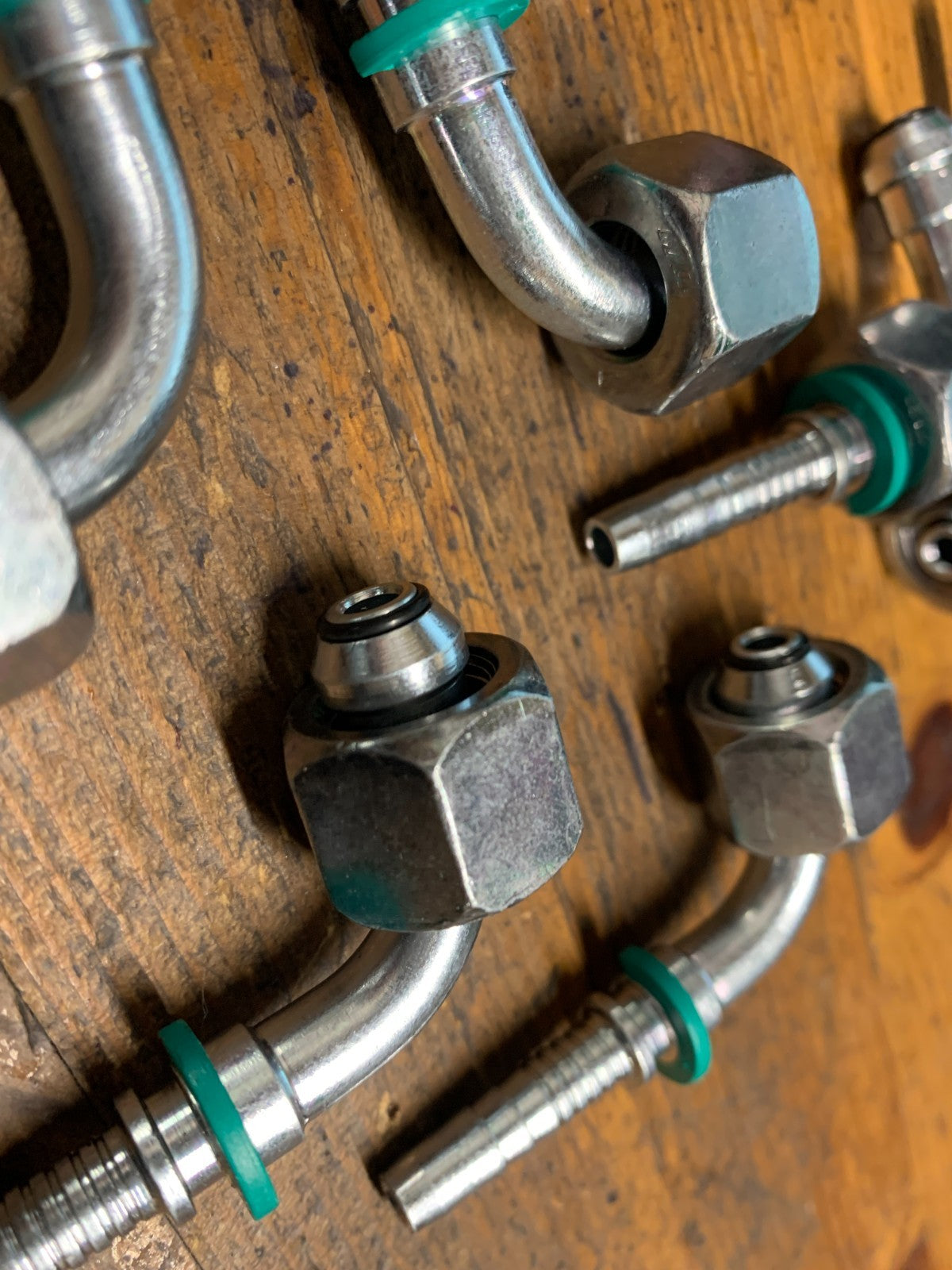 1/4 Hydraulic Hose Insert 1/4 bsp female swept 90 pack of 10