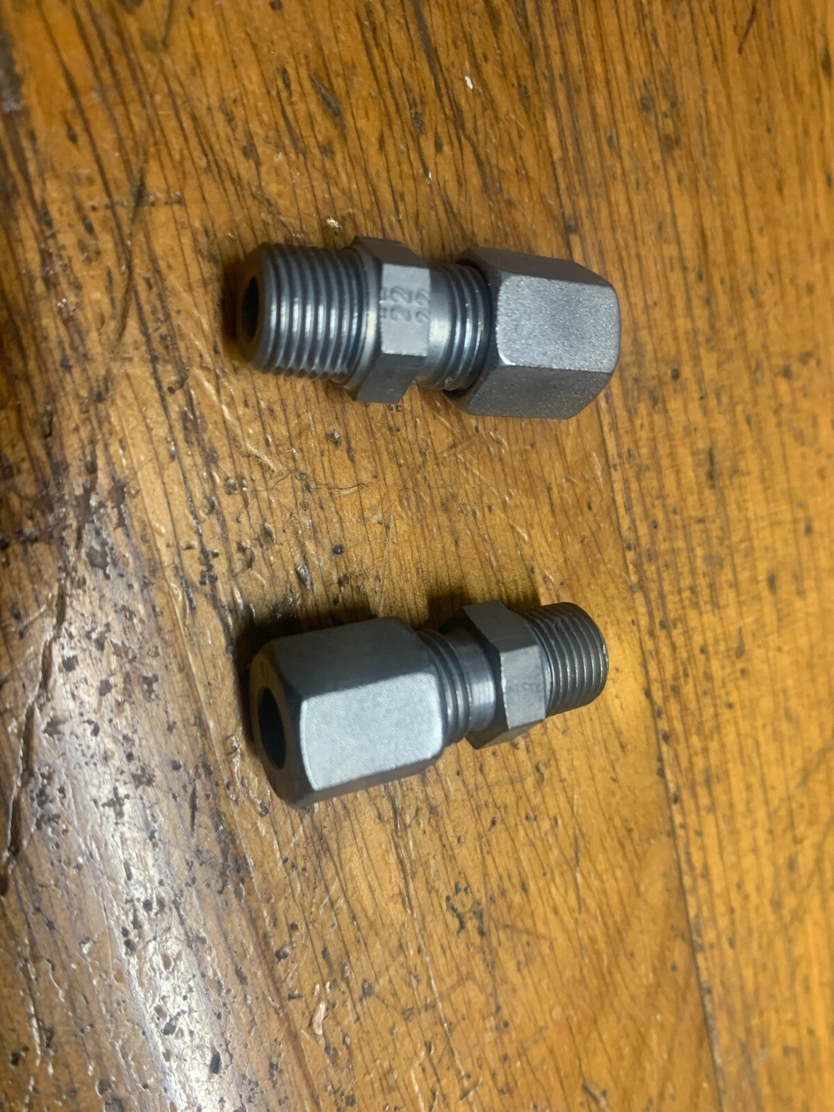 1/8 bsp x M10 6LL metric Cutting ring Compression Adaper Voss pack of 2