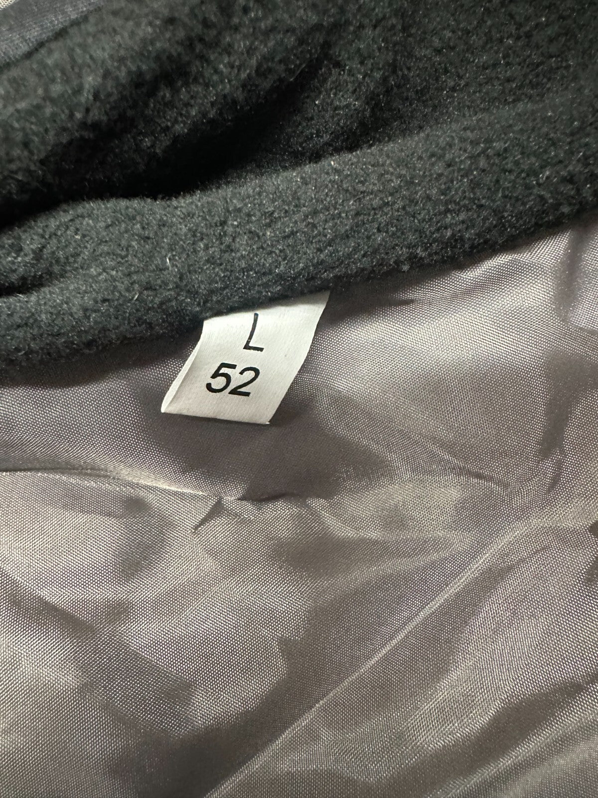 Hi Viz Jacket Zipped Lined with Pockets Hood Grey - Orange  size Large
