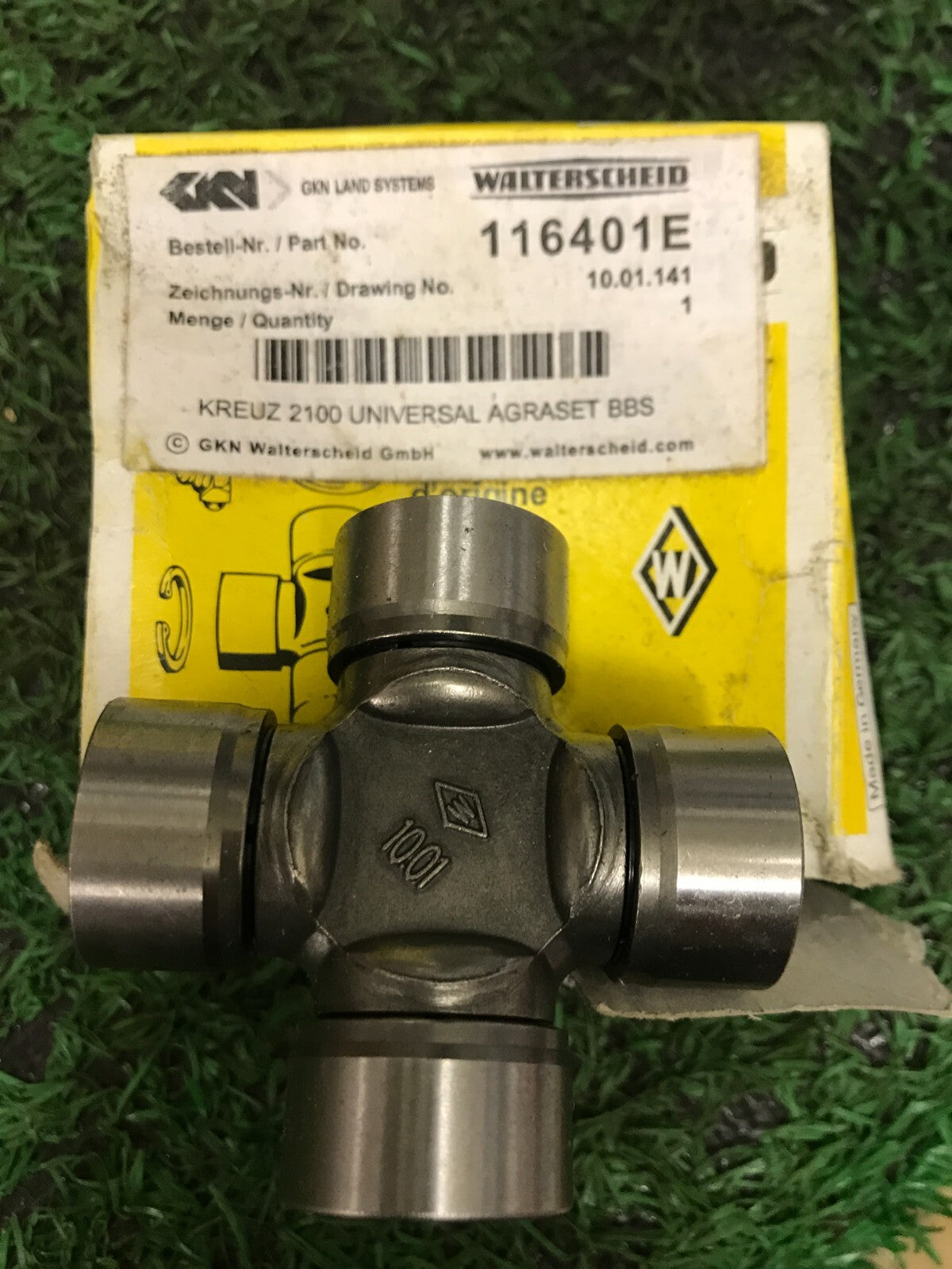 Walterscheid PTO shaft Cross Journal 1001141  116401E 22mm x 55mm 2100