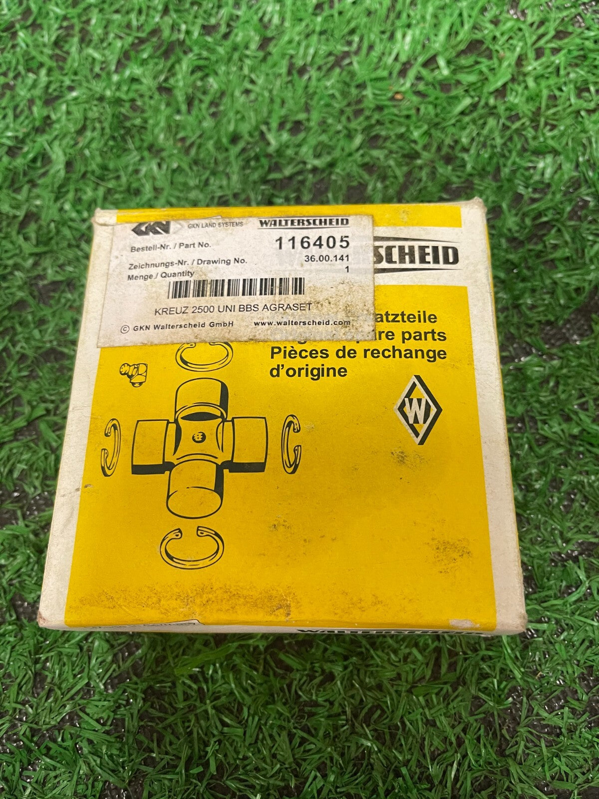 Walterscheid PTO Cross Journal Joint 116405 3600141 W2500 36mm x 89mm  