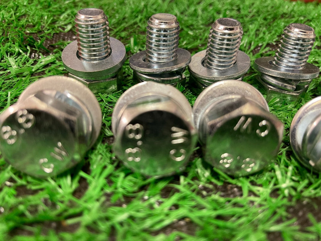M14 x 25mm Setscrew 8.8 grade with flat washer spring washer pack of 10