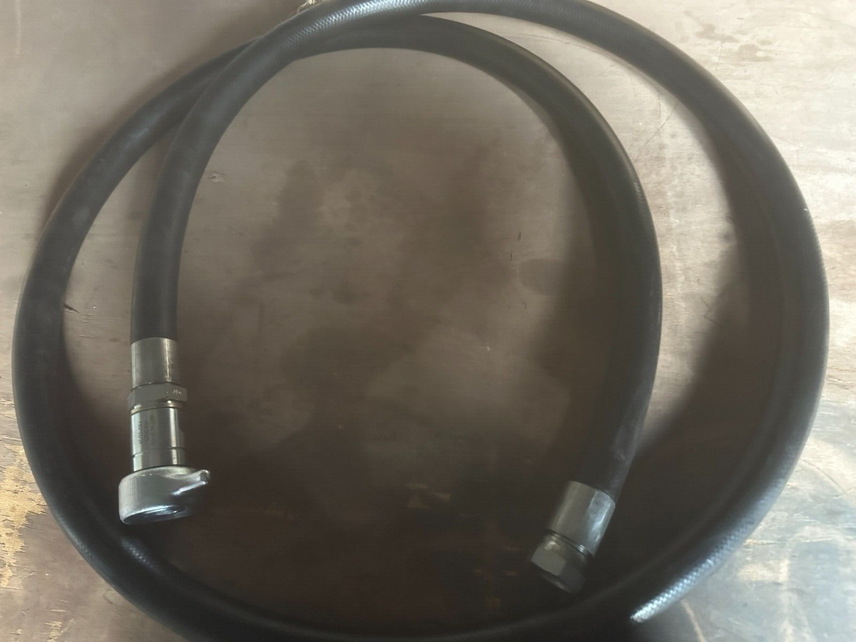 HGV Bulker Hydraulic Tipping Hose 1 " 2 wire 3000mm with VCR coupling