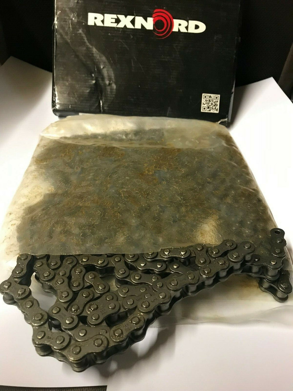 08B roller drive chain Rexnord 5 mtr roll with 4 connecting link 4 half link 