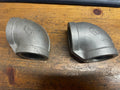 1" 1/2 BSP 90 Degree 316 Stainless Steel fitting pack of 2