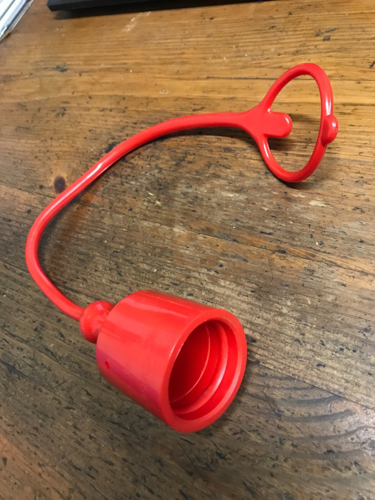 3/4 ANV male quick release hydraulic coupler dust cover  Red