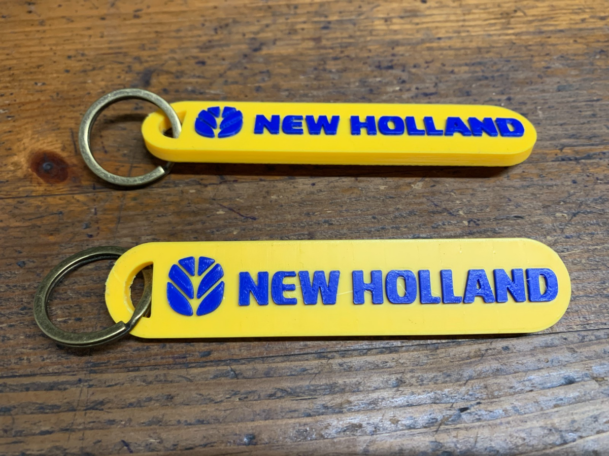 New Holland Keychain 95mm x 20mm pack of 2