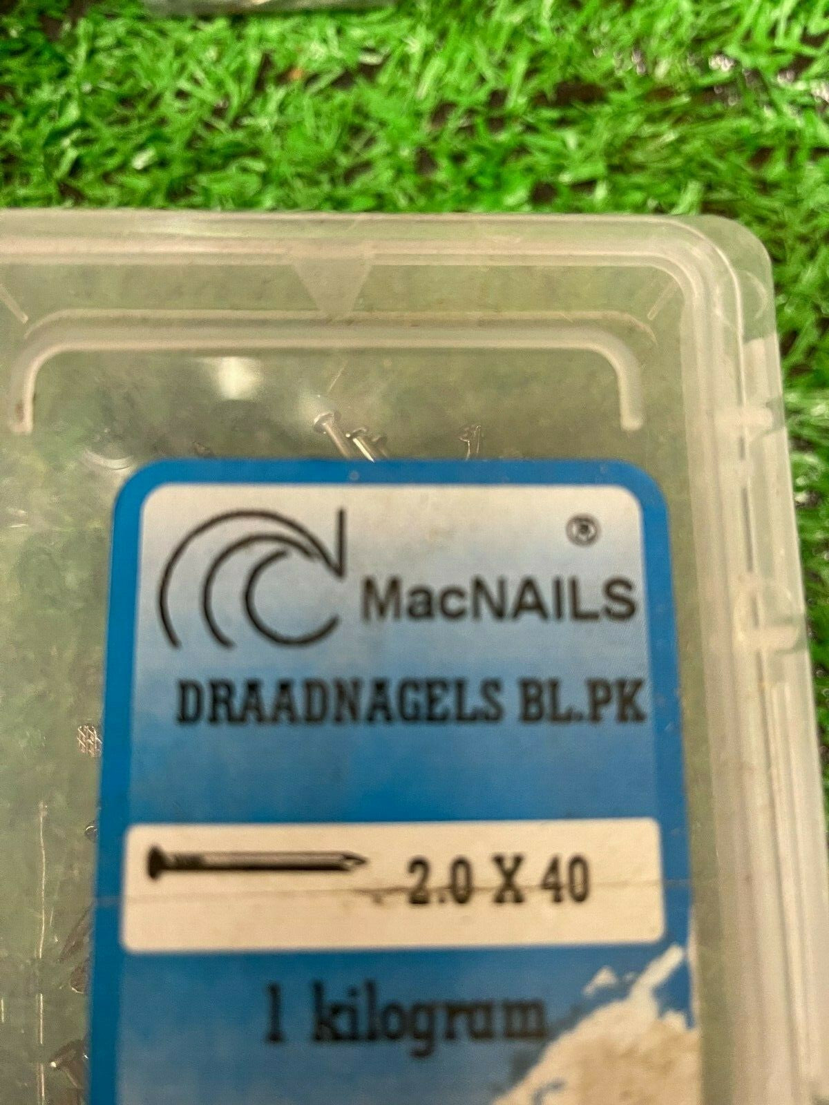 Flat Head Nails 2mm x 40mm Galvanised 1kgs pack