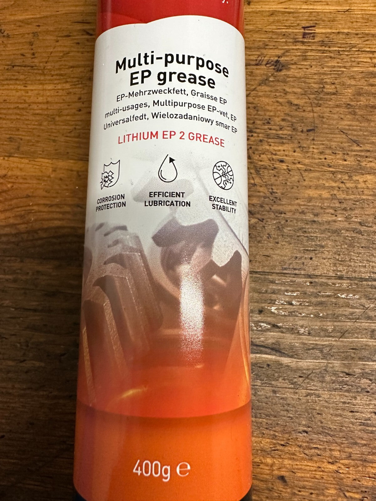 EP2 Grease Cartridge Lithium Multipurpose 400g pack of 2