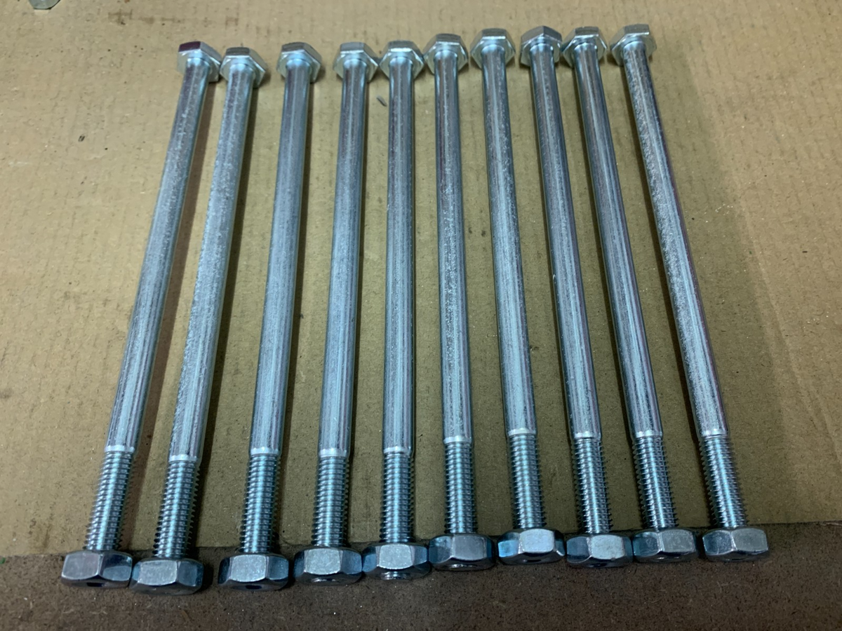 M10 x 200mm Bolt 8.8 grade with nut  pack of 10
