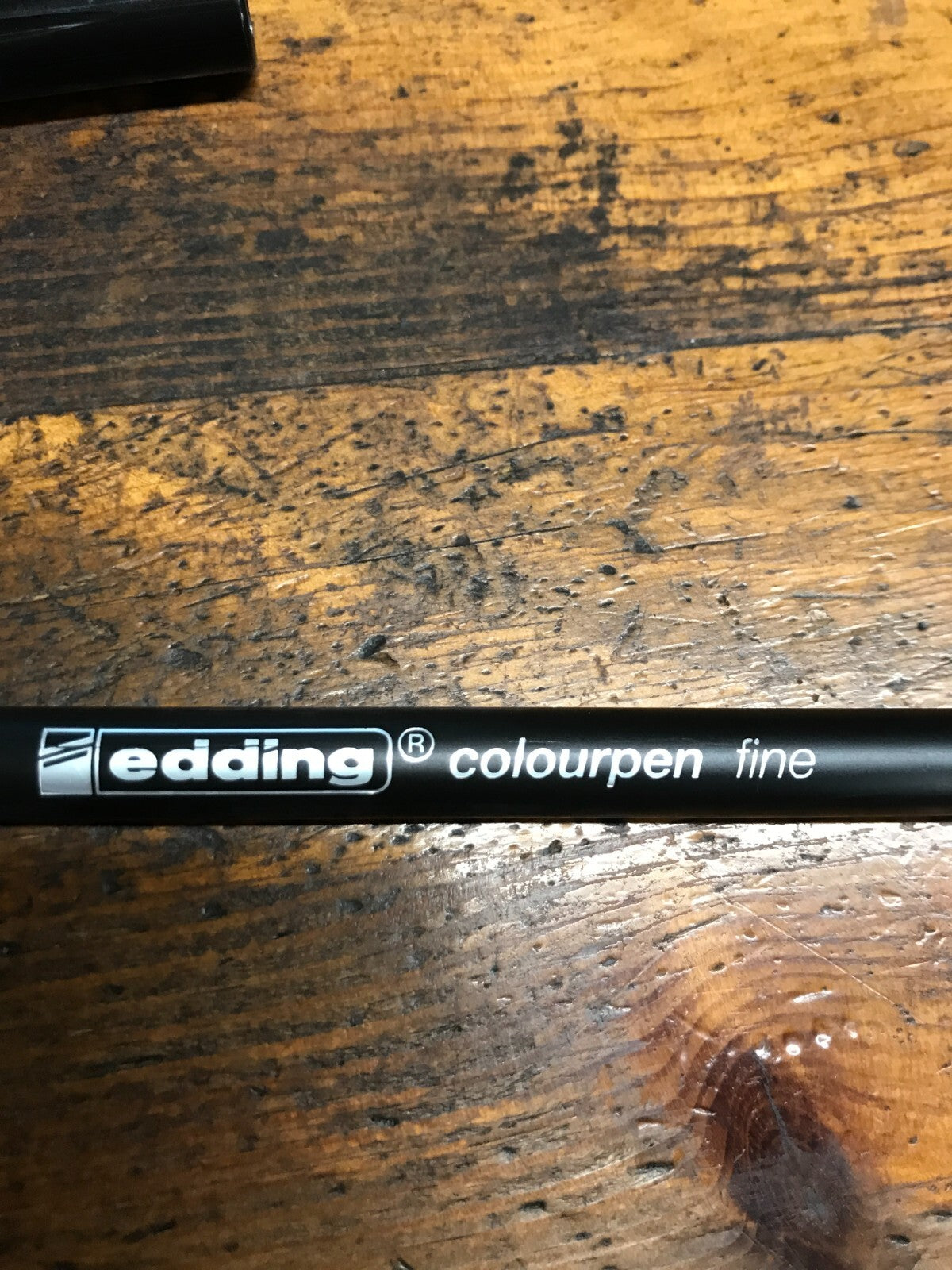 Edding Colourpen  Fine Nib Black Pack of 48
