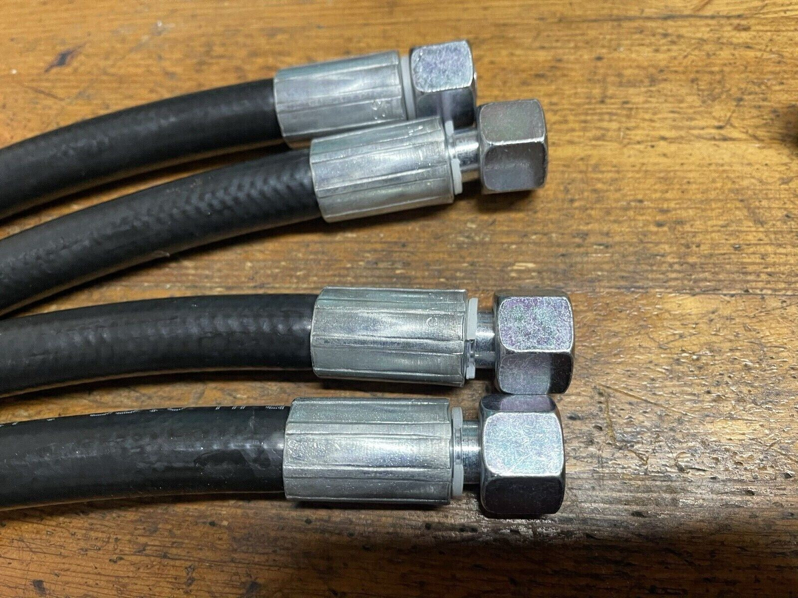 1/4 Hydraulic Hose Assembly BSP METRIC pick your own size fittings