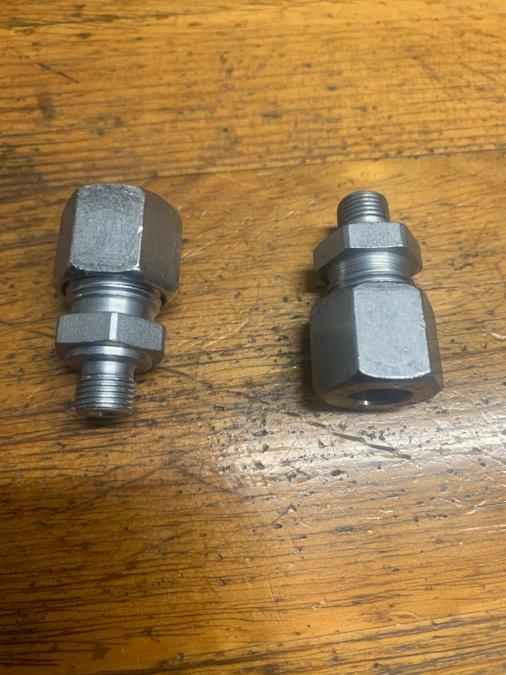 1/8 bsp x M16 10L metric Cutting ring Compression Adaper Voss pack of 2