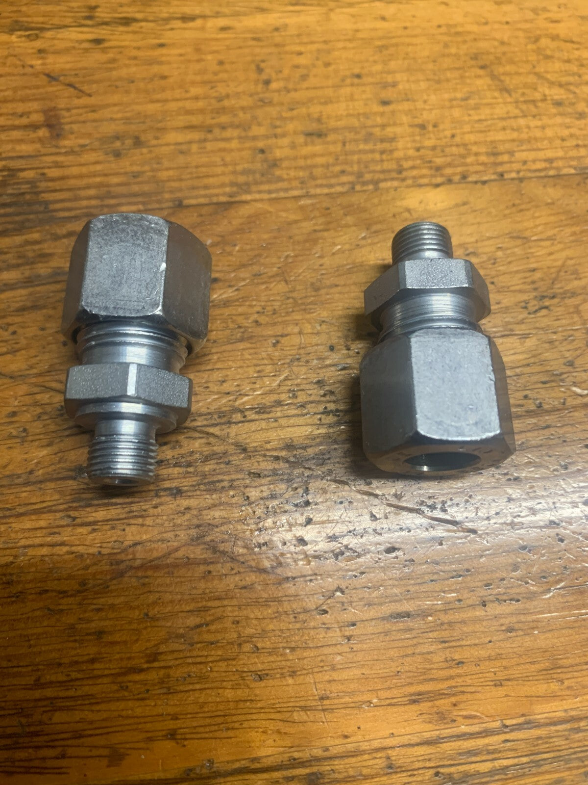 1/8 bsp x M16 10L metric Cutting ring Compression Adaper Voss pack of 2