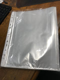 600 X A4 PLASTIC TOP OPENING PUNCHED POCKETS 50 MICRON FILING WALLETS FOLDERS