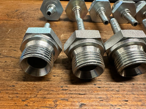 1/4 hydraulic hose insert 1/2 BSP male pack of 10