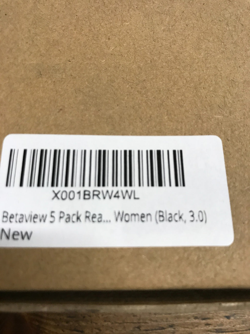 Betaview Reading Glasses Black Frames 3.0 with pouch and cords pack of 5