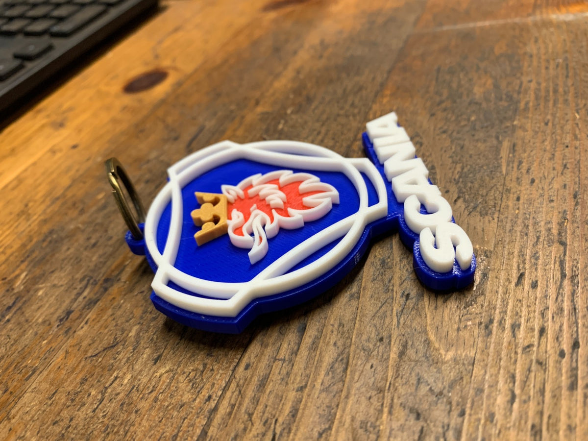 SCANIA Truck Blue Keyring Key Chain for Lorry Truck Keys