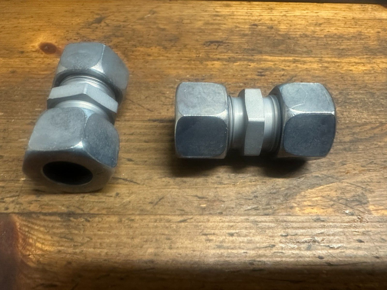 14mm 8L straight joiner Cutting ring Compression Adapter Voss pack of 2