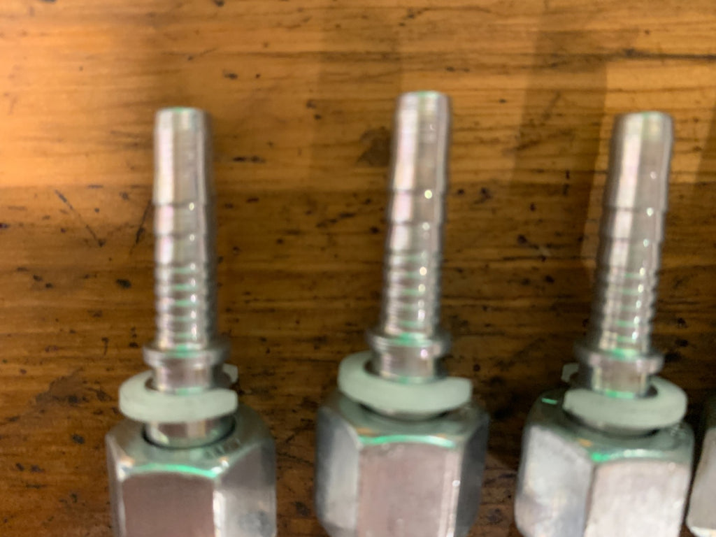 1/4 hydraulic hose insert 1/4 BSP female pack of 10