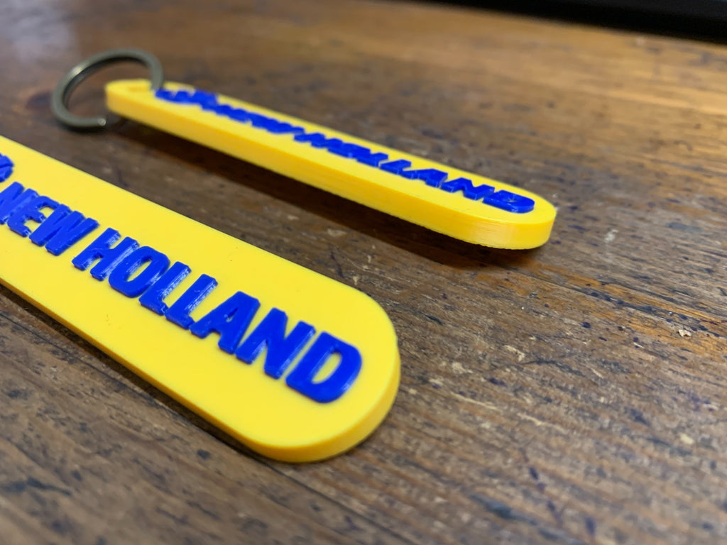New Holland Keychain 95mm x 20mm pack of 2