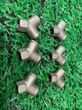 1/8 BSP Y-Piece Female Fittings pack of 6