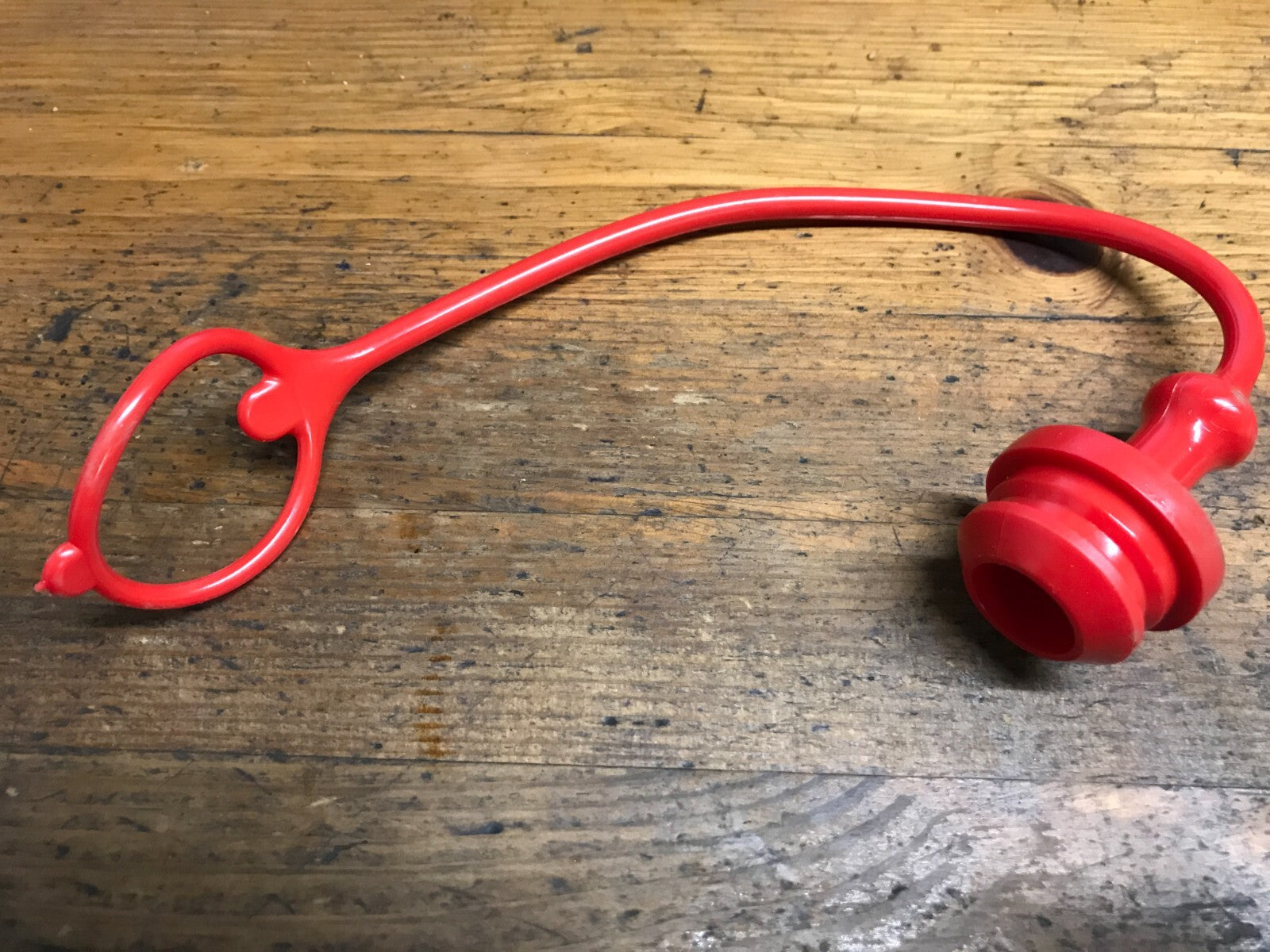 3/4 ANV female quick release hydraulic coupler dust plug Red