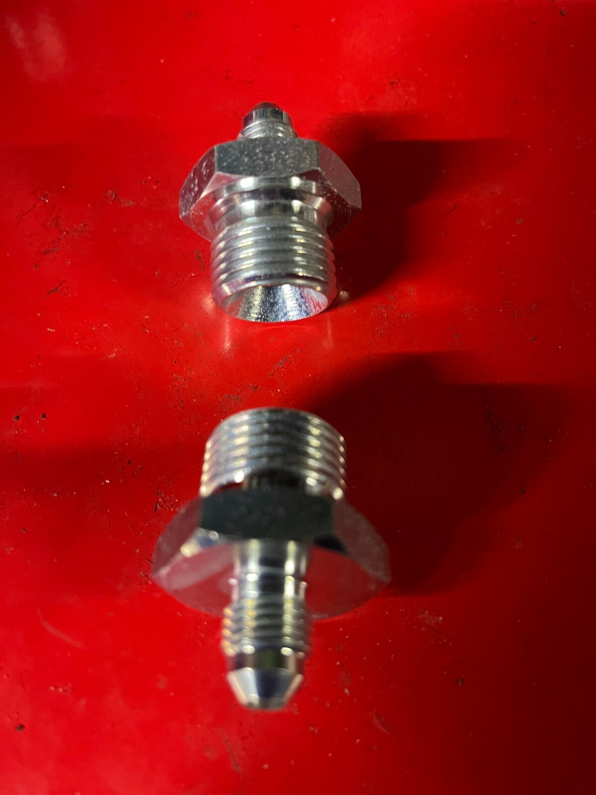 1/2 Bsp x 7/16 JIC m/m hydraulic adapter pack of 2