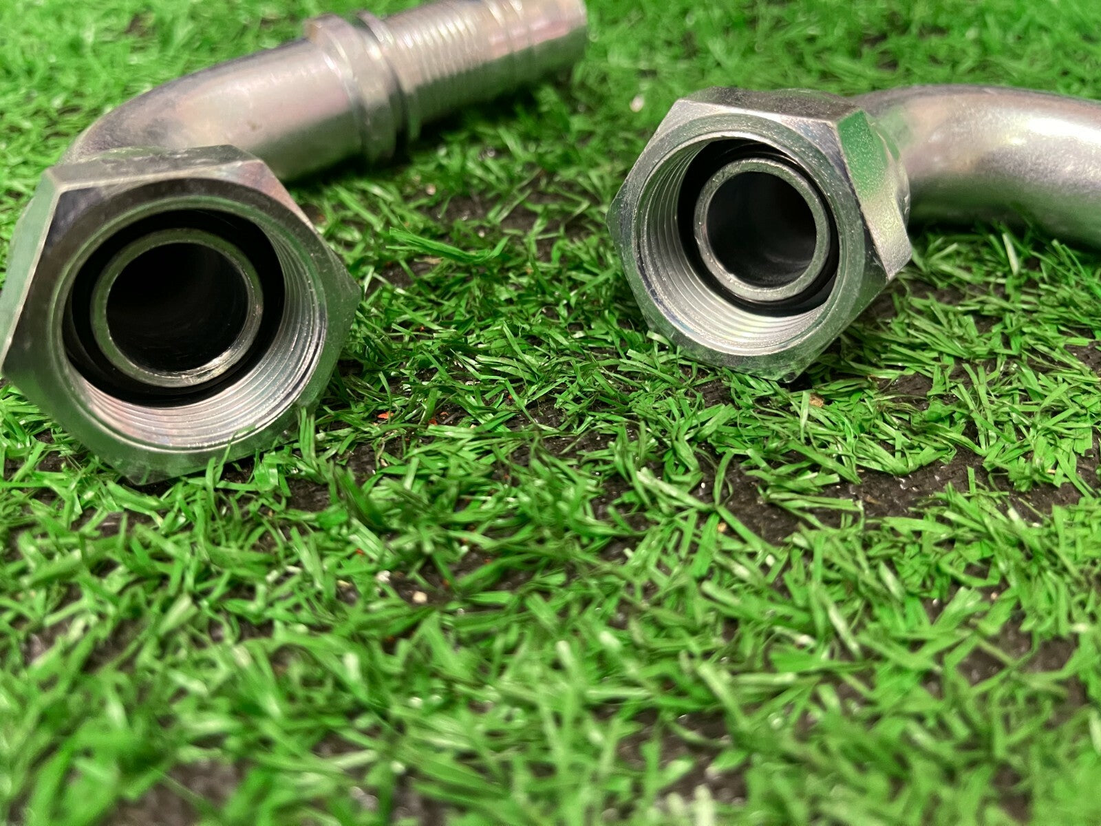 3/4 Hydraulic Hose Insert 3/4 BSP 90 Swept pack of 2