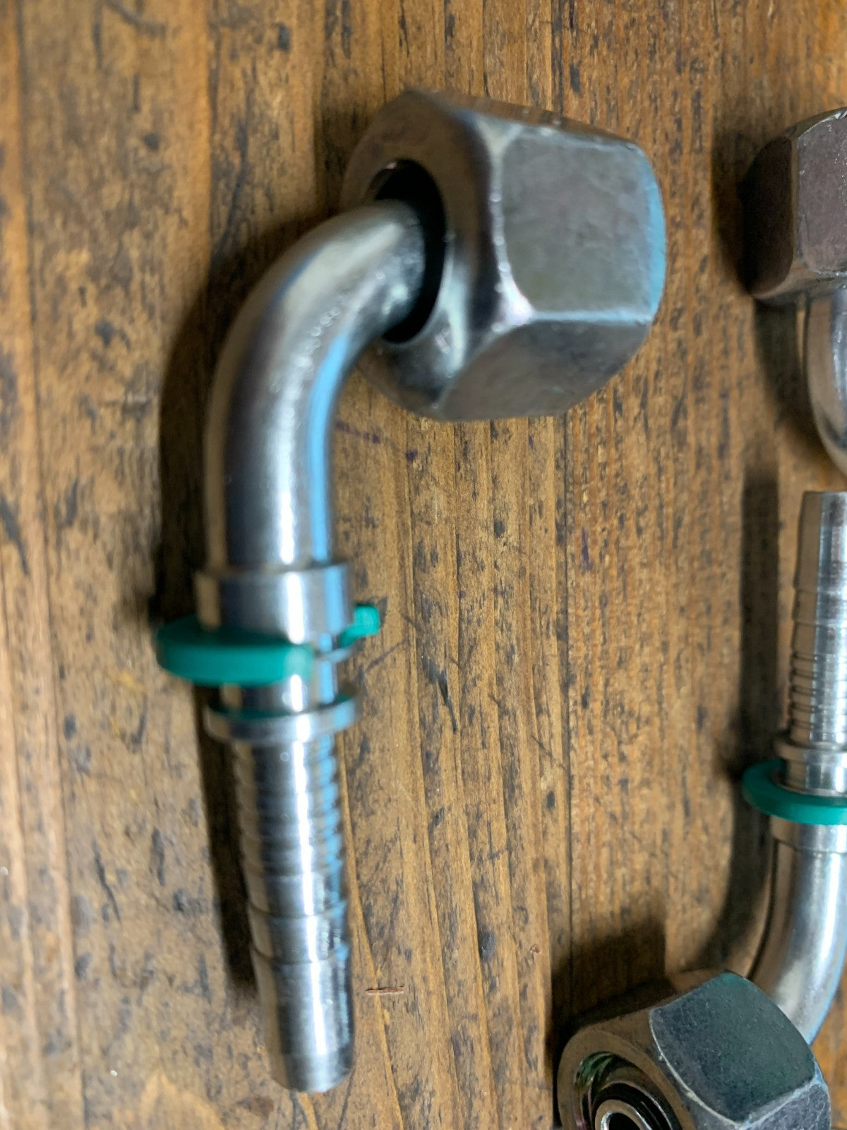 1/4 Hydraulic Hose Insert 1/4 bsp female swept 90 pack of 10