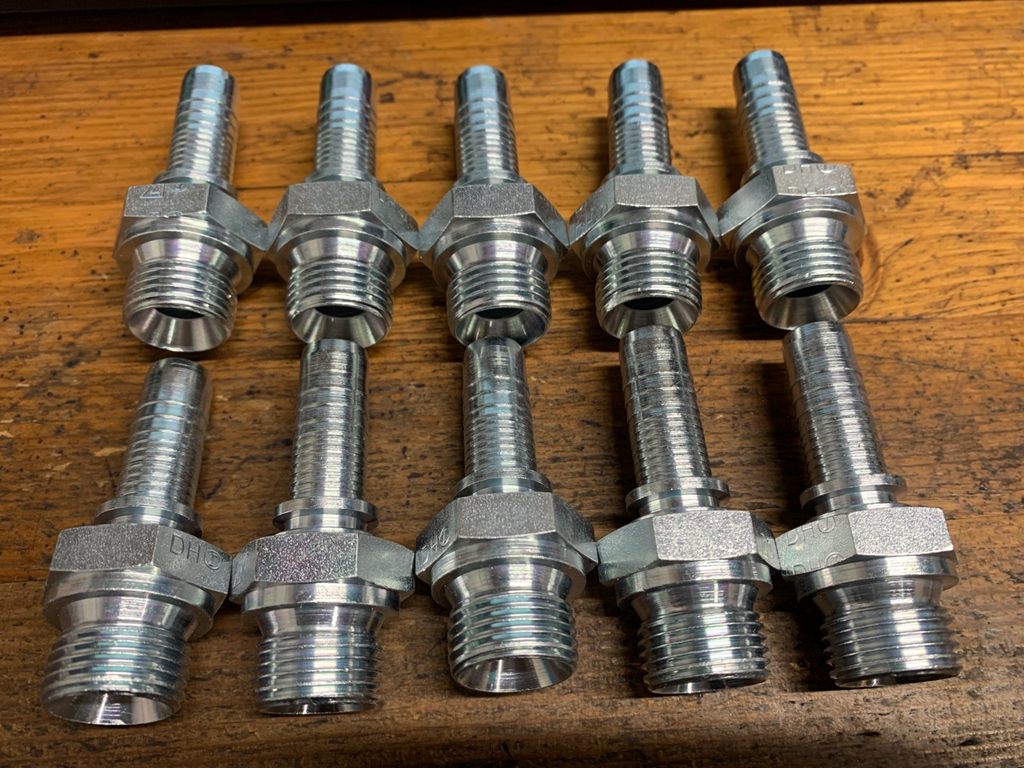 1/2 Hydraulic Hose Insert 1/2 bsp male pack of 10